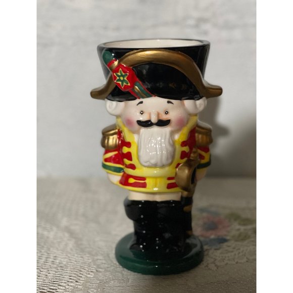 Christmas ceramic nutcracker stein pitcher, telaflora gift mug - Picture 8 of 10